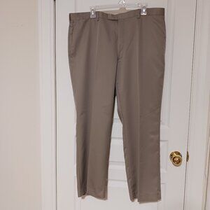 Claiborne Men's flat front dress slacks, Stone color,  Size 38" X 28"